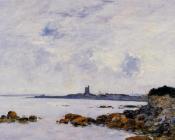 尤金 布丹 : Saintg-Vaast-la-Houghe, the Rocks and the Fort